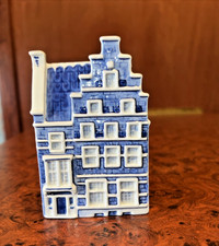 Vintage Royal Delft Blue and White Canal House 6419 dated 1997 picture