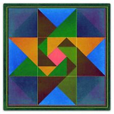 TRIANGLE BLUE QUILT BLOCK PATTERN 36