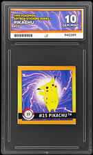 1999 Pokémon Artbox Stickers Series 1 Pikachu Sticker Rare #25 English Pop 1 picture
