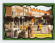 Postcard Street Scene Emmeloord Netherlands picture