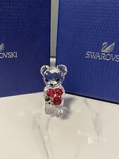 Swarovski Kris Bear Red Roses For You Crystal Figurine 1096731 picture