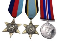 Replica 1939/45, Air Crew Europe Star and 1939/45 War Medal picture
