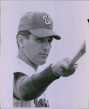 LG814 1969 Original Photo JOE CAMACHO Washington Senators Baseball Coach MLB picture