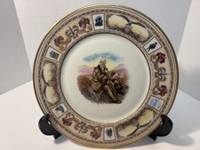 Daniel Boone Hotel Charleston WV 11” Service Plate Lamberton Scammell Vintage picture