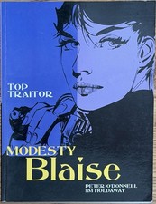 Modesty Blaise Top Traitor Peter O’Donnell Jim Holdaway Titan 2004 1st Print picture