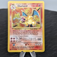 Pokemon Charizard 4/102 Base Set Holo Unlimited 1999 WOTC TCG Rare MP ✨ picture