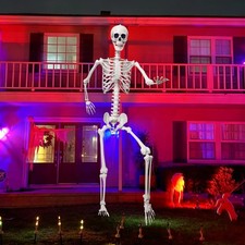 SHOCOSTO 7.9Ft Giant Skeleton Life Size Human Bones with Movable Joints for H... picture