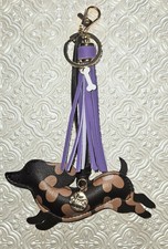 Dachshund Doxie Puppy Dog Keychain Purse Charm Backpack Clip picture