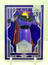 2023 Topps Chrome Disney 100 Years Zurg Purple Refractor 59/299 SP COLOR MATCH picture