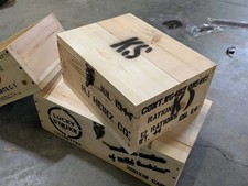 WW2 US Army K Rations Wooden Crate - Replica picture