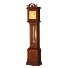 Antique Ithaca Clock Co. Tall Case Walnut Grandfather Clock C1920 picture