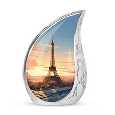 Eiffel Tower Urn For Ashes Adult Male - Small Urns For Human Ashes Keepsake picture