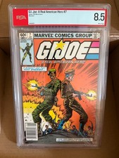 PSA 8.5 | G.I Joe: A Real American Hero #7 Newsstand 1983 Marvel Comics - LEGO picture
