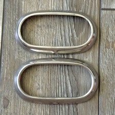 OEM Vintage Oval Tail Parking Light Bezel Trim Lot of 2 Read picture