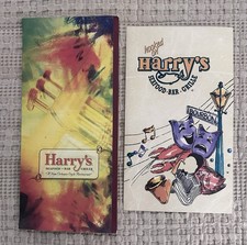 Vintage Hooked on Harry’s Seafood Bar & Grill Menu plus bonus - great condition picture