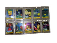 2025 Topps Chrome Spongebob 25th Anniversary Insert Lot “moments” 1-10 full set picture