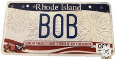 Rhode Island License Plate - America's Oldest Fourth of July Parade picture
