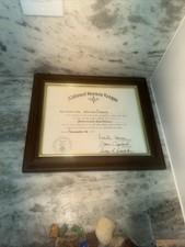 NFL National Forensics League Certificate Of Affiliation Chaminade NY VTG RARE picture