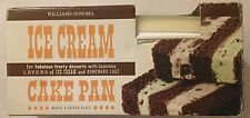 Williams Sonoma Ice Cream Cake Pan in Original Box Frosty Desserts with Cake picture