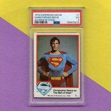 1978 Superman Movie Trading card #1 PSA 3 picture