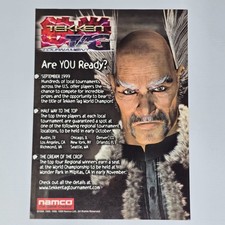 Tekken Tag Tournament PlayStation 2 PS2 Authentic Magazine Ad picture