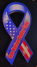 New - One Nation Under God Ribbon Magnet- Qty 50 per Sale picture