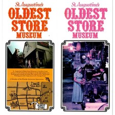 Vintage St. Augustine's Oldest Store Florida Map & Travel Brochure TF4-B1 picture
