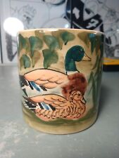 Vintage Oxney Green Woodland Ducks Mallard Mug | England Handpainted Steve Duffy picture