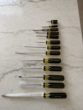 Vintage Stanley 100 Plus Screwdrivers/Lot of 13 picture