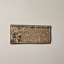 D. B. Smith & Co. Standard Fly & Lice Killer Utica 1906 Minneapolis Ad 5AL1-S25 picture