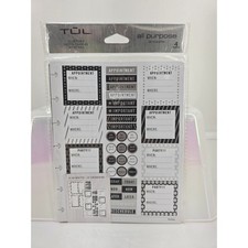 TUL Discbound Organizational Stickers All Purpose 4 Sheets New Sealed picture