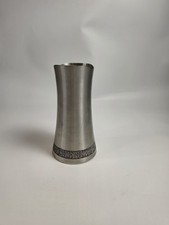 ROYAL SELANGOR CLASSIC EXPRESSIONS SATIN PEWTER COLUMN VASE Curved Top 9
