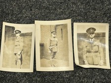 Vintage 1953 U.S. Army Soldier Portrait Photos Lot 3 Velox B/W Military picture