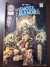 GHOST MANOR #23 Tom Sutton Classic TEDDY BEAR COVER VG+ Bronze Age Horror picture