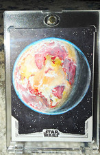 Topps 2025 Star Wars Sketch Tatooine by Neil A. Brady picture