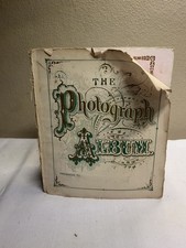 Antique 19th Century Victorian Photo Album 49 Tintypes CDV Portraits Jesus picture