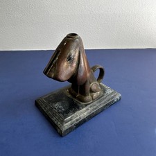 Vintage 1935 Ronson AMW Hound Dog Striker Lighter Missing Top picture