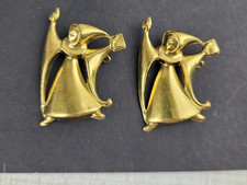 Vintage Munchen Munich Germany Monk Pin Traditional Munchner Kindl Set Of 2 picture