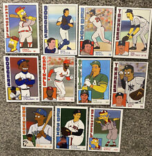 THE SIMPSONS Homer At The Bat ACEO Custom Baseball Card Set Springfield Softball picture