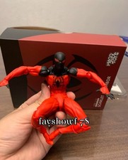MESS TOYS Symbiote Spider-Man 1/12 Red Suit Action Figure Collectible Model Gift picture