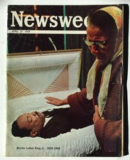 Newsweek Magazine April 15 1968 Martin Luther King Jr. 1929 - 1968 European ed. picture