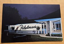 Vintage Unused  FIDELMAN'S RESORT POSTCARD SOUTH HAVEN MI Mai Kai Lounge M28 picture