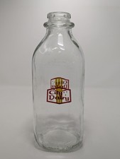 Vintage City Dairy Glass Quart Milk Bottle Rare picture
