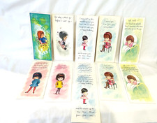 Incredible Vintage 70s Fran Mar Moppets Get Well & Misc Greeting Cards Lot Of 11 picture