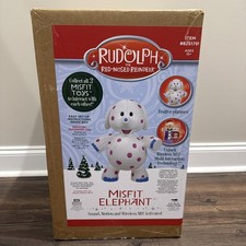 2' Misfit Elephant Rudolph the Red Nosed Reindeer Lowe's 2026 NIB ON HAND picture