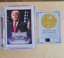 Decision 2024 Complete Update Set #201-247. 47 Base Cards & Trump Box Topper picture
