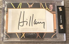 2022 PIECES OF THE PAST HILLARY CLINTON CUT AUTO AUTOGRAPH (PSA/DNA CERTIFIED) picture