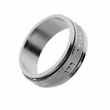 'Ani LeDodi Veh Dodi Li' Stainless steel Spinning Ring ( Size 12 ) thick picture