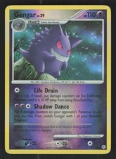 English MP Gengar 27/130 DP Reverse Holofoil Pokemon Diamond and Pearl picture