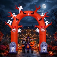 10FT Halloween Inflatable Archway Outdoor Decorations, Giant Blow Ups Arch picture